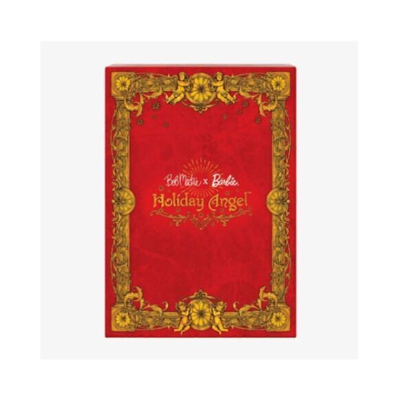 NEW Barbie Signature - 2022 Bob Mackie Barbie Holiday Angel Doll - Picture 12 of 13